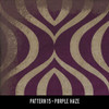 Classic Pattern 15 Purple Haze - vinyl floor cloth swatch sample