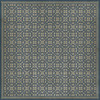 Classic Pattern 21 Bandersnatch - vinyl floor cloth sizes 72x72, 84x84, 96x96, 120x120