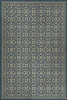 Classic Pattern 21 Bandersnatch - vinyl floor cloth sizes 20x30, 24x36, 30x44, 38x56, 52x76, 70x102