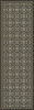 Classic Pattern 21 By Hook or By Crook - vinyl floor cloth sizes 24x77, 30x96, 26x83, 36x115