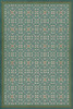 Classic Pattern 21 Contrariwise - vinyl floor cloth sizes 20x30, 24x36, 30x44, 38x56, 52x76, 70x102