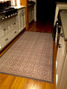 Classic Pattern 21 Dinah - vinyl floor cloth custom size 48x90 used ina kitchen 