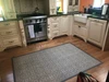 Classic Pattern 21 Dinah - vinyl floor cloth used in a kitchen 