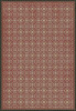 Classic Pattern 21 The Red Queen - vinyl floor cloth sizes 96x140, 120x175
