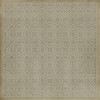 Classic Pattern 21 The White Rabbit - vinyl floor cloth sizes 72x72, 84x84, 96x96, 120x120