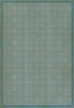 Classic Pattern 21 Through the Looking Glass - vinyl floor cloth sizes 96x140, 120x175