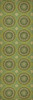 Pattern 43 Dharma - vinyl floor cloth sizes 24x77, 36x108