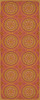 Pattern 43 Enlightenment - vinyl floor cloth sizes 30x75, 36x90