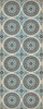 Pattern 43 Epiphany - vinyl floor cloth sizes 30x75, 36x90