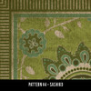 Pattern 44 Sashiko - vinyl floor cloth swatch sample