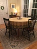 Pattern 40 Villa dEste - vinyl floor cloth used ina dining area