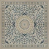 Pattern 40 Villa dEste - vinyl floor cloth, Image for all square sizes