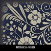 Pattern 36 Parker - vinyl floor cloth swatch sample