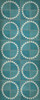 Pattern 46 Stellar - vinyl floor cloth sizes 30x75, 36x90