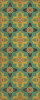 Pattern 33 Ballyhoo - vinyl floor cloth sizes 30x75, 36x90