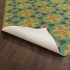 Pattern 33 Ballyhoo - vinyl floor cloth underside 