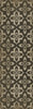Pattern 33 Boggled - vinyl floor cloth sizes 24x77, 30x96, 26x83, 36x115