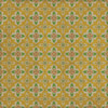 Pattern 33 Bright and Early - vinyl floor cloth sizes 96x96, 120x120