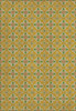 Pattern 33 Bright and Early - vinyl floor cloth sizes 96x140, 120x175