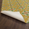Pattern 33 Bright and Early - vinyl floor cloth underside 