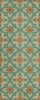 Pattern 33 Dutch - vinyl floor cloth sizes 30x75, 36x90