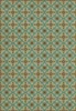 Pattern 33 I Am Not a Bumblebee - vinyl floor cloth sizes 96x140, 120x175
