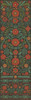 Pattern 36 A Garden to Walk In - vinyl floor cloth sizes 24x77, 30x96, 26x83, 36x115
