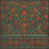 Pattern 36 A Garden to Walk In - vinyl floor cloth, Image for all square sizes 