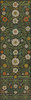 Pattern 36 The Arranger of Disorder - vinyl floor cloth sizes 24x77, 30x96, 26x83, 36x115