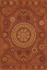 Pattern 38 Crimson - vinyl floor cloth, Image for all rectangle sizes