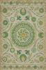Pattern 38 Spring - vinyl floor cloth, Image for all rectangle sizes
