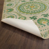 Pattern 38 Spring - vinyl floor cloth underside 