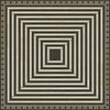 Pattern 18 Son of Heaven - vinyl floor cloth sizes 96x96, 120x120