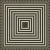 Pattern 18 Son of Heaven - vinyl floor cloth size 84x84