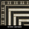 Pattern 18 Son of Heaven - vinyl floor cloth swatch sample