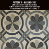 Pattern 19 Madame Curie vinyl floor cloth swatch sample