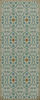Pattern 51 And I Love Her - vinyl floor cloth sizes 30x75, 36x90