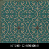Pattern 51 Echo in the Memory - vinyl floor cloth swatch sample