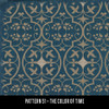 Pattern 51 The Color of Time - vinyl floor cloth swatch sample