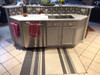 Pura Vida customer use of Organic Stripe Blue and White vinyl floor cloth