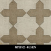 Pattern 23 Nazareth - vinyl floor cloth swatch sample