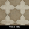 Pattern 23 Disciple - vinyl floor cloth swatch sample