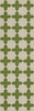 Pattern 23 Olive Tree - vinyl floor cloth sizes 24x77, 26x83, 30x96, 36x115