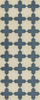 Pattern 23 It is in the Sky - vinyl floor cloth sizes 30x75, 36x90