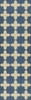 Pattern 23 It is in the Sea - vinyl floor cloth sizes 24x77, 26x83, 30x96, 36x115