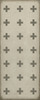 Pattern 24 Kyros - vinyl floor cloth sizes 30x75, 36x90