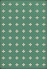 Pattern 24 Hydra - vinyl floor cloth sizes 96x140, 120x175