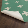Pattern 24 Hydra - vinyl floor cloth underside 