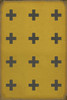 Pattern 24 Crete - vinyl floor cloth sizes 20x30, 24x36, 30x44, 38x56