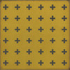 Pattern 24 Crete - vinyl floor cloth sizes 60x60, 72x72, 84x84
